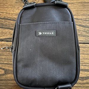 Thread Black Crossbody Bag
